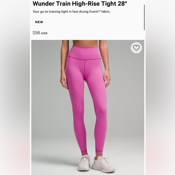 Lululemon Wunder Train 28” pant - Picture 9 of 10